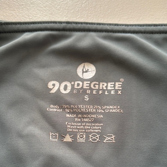 90 Degree By Reflex Charcoal Leggings - Picture 2 of 7